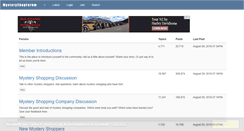 Desktop Screenshot of mysteryshopforum.com
